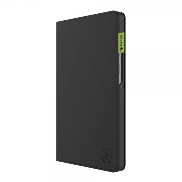 Gecko Covers Samsung Galaxy Tab A9/Tab A11 -kotelo, kaktuskuvioinen, musta
