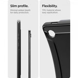Spigen Samsung Galaxy Tab A9/Tab A11 Suojakuori Rugged Armor Mattamusta