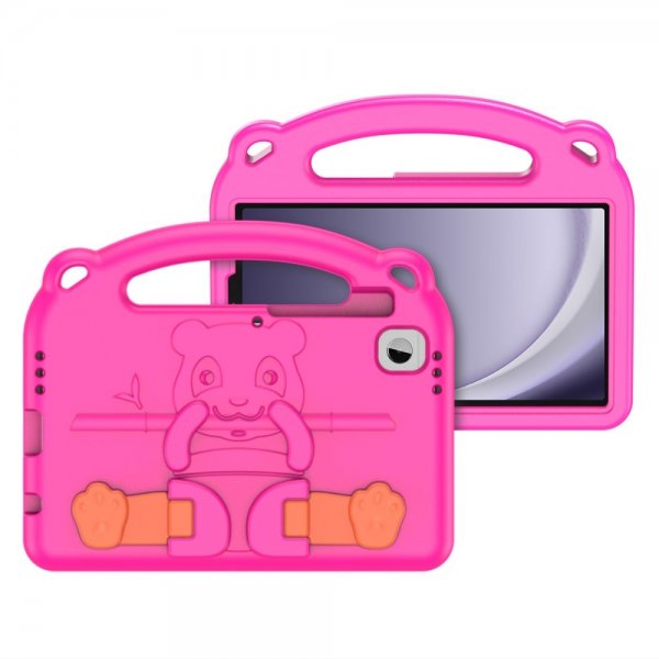 Dux Ducis Samsung Galaxy Tab A7 Lite/Galaxy Tab A9 Suojakuori Panda Magenta