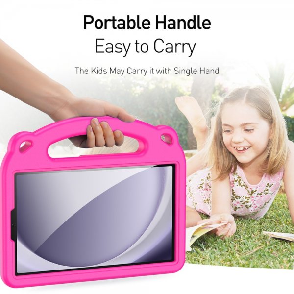 Dux Ducis Samsung Galaxy Tab A7 Lite/Galaxy Tab A9 Suojakuori Panda Magenta