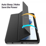 Dux Ducis Samsung Galaxy Tab A9 Kotelo TOBY-sarja Musta