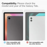 Spigen Samsung Galaxy Tab S10 FE Rugged Armor Pro -suojakuori, mattamusta