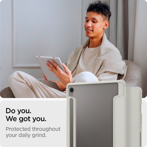 Spigen Samsung Galaxy Tab S10 FE Kotelo Ultra Hybrid Pro Harmaa