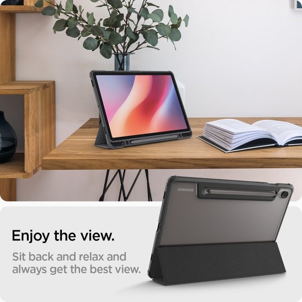 Spigen Samsung Galaxy Tab S10 FE -kotelo Ultra Hybrid Pro, musta