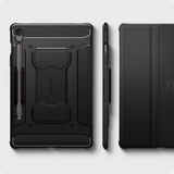 Spigen Samsung Galaxy Tab S10 FE Plus -kotelo, Rugged Armor Pro, mattamusta