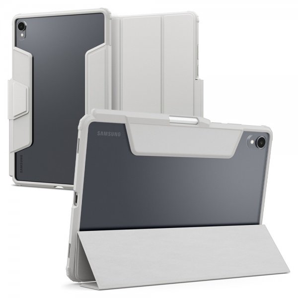 Spigen Samsung Galaxy Tab S11 Ultra Hybrid Pro -suojakuori, harmaa