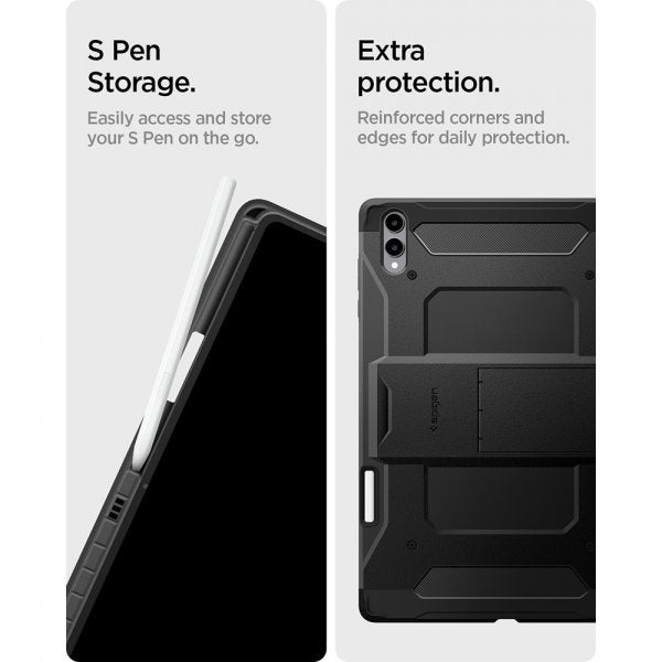 Spigen Samsung Galaxy Tab S11 Ultra Kuori Tough Armor Pro Musta