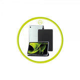 Mobile Origin Samsung Galaxy Tab S6 Lite -suojakotelo Easy Tablet Case Läpinäkyvä Musta
