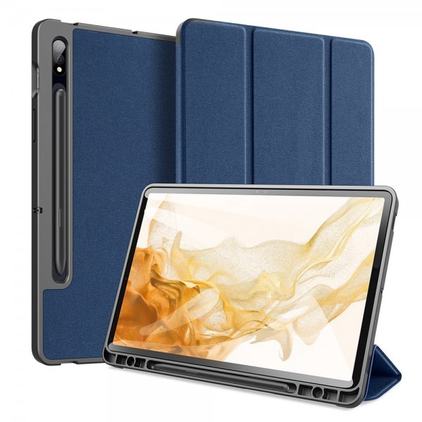 Dux Ducis Samsung Galaxy Tab S7/Galaxy Tab S8 Suojakotelo DOMO Series Sininen
