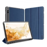 Dux Ducis Samsung Galaxy Tab S7/Galaxy Tab S8 Suojakotelo DOMO Series Sininen