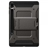 Spigen Samsung Galaxy Tab S7 Plus/Tab S8 Plus Tough Armor Pro Gunmetal -suojakotelo