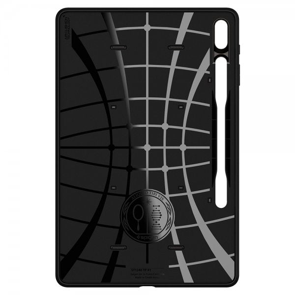 Spigen Samsung Galaxy Tab S7 Plus/Tab S8 Plus Tough Armor Pro Gunmetal -suojakotelo