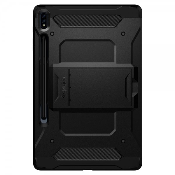 Spigen Samsung Galaxy Tab S7 Plus/Tab S8 Plus -suojakotelo Tough Armor Pro, musta