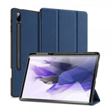 Dux Ducis Samsung Galaxy Tab S7 Plus/Tab S7 FE/Tab S8 Plus -kotelo DOMO-sarja Sininen