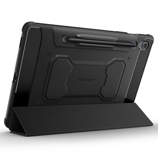 Spigen Samsung Galaxy Tab S9 FE Kotelo Rugged Armor Pro, musta