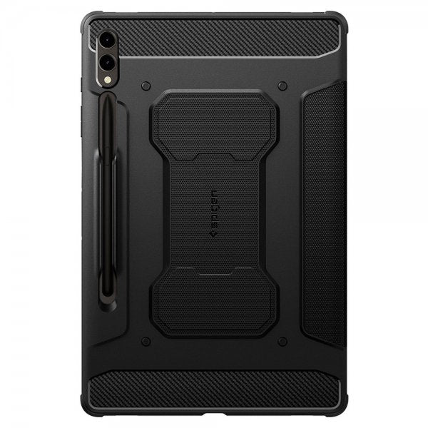 Spigen Samsung Galaxy Tab S9 Plus/Galaxy Tab S10 Plus Suojakuori Rugged Armor Pro Musta