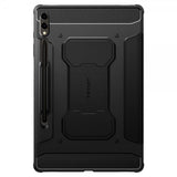 Spigen Samsung Galaxy Tab S9 Plus/Galaxy Tab S10 Plus Suojakuori Rugged Armor Pro Musta