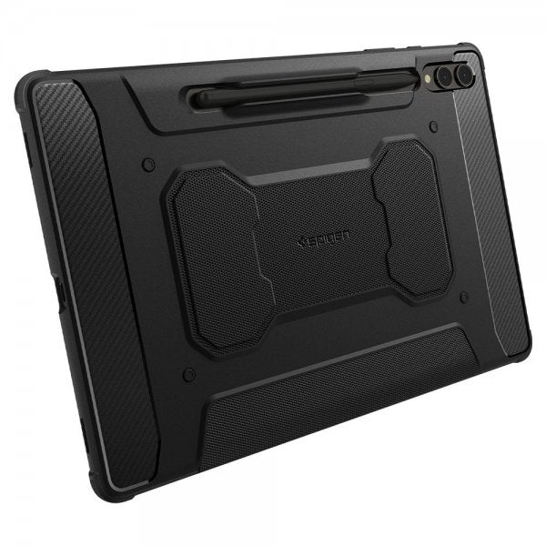 Spigen Samsung Galaxy Tab S9 Plus/Galaxy Tab S10 Plus Suojakuori Rugged Armor Pro Musta