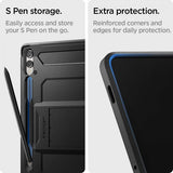 Spigen Samsung Galaxy Tab S9 Plus/Galaxy Tab S10 Plus Suojakuori Tough Armor Pro Musta