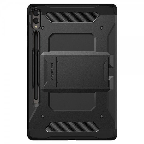 Spigen Samsung Galaxy Tab S9 Plus/Galaxy Tab S10 Plus Suojakuori Tough Armor Pro Musta