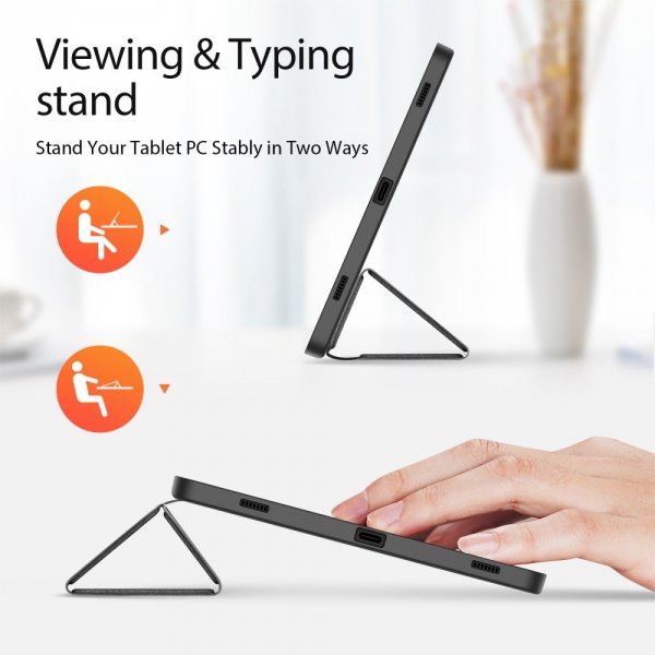 Dux Ducis Samsung Galaxy Tab S9 -kotelo DOMO Series, musta