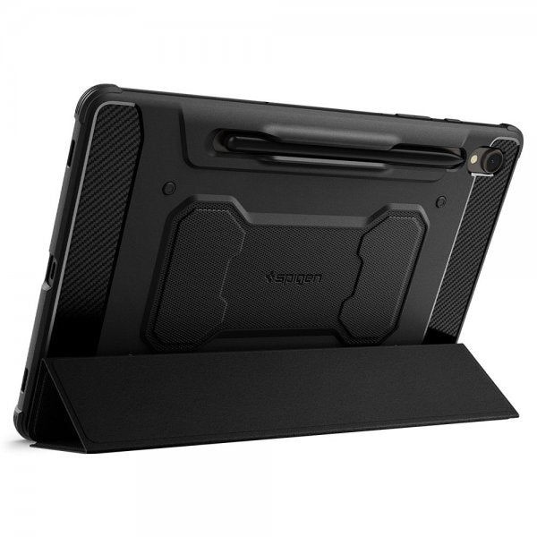 Spigen Samsung Galaxy Tab S9 -suojakotelo Rugged Armor Pro, musta