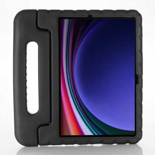 Samsung Galaxy Tab S9 Kotelo kahvalla Musta