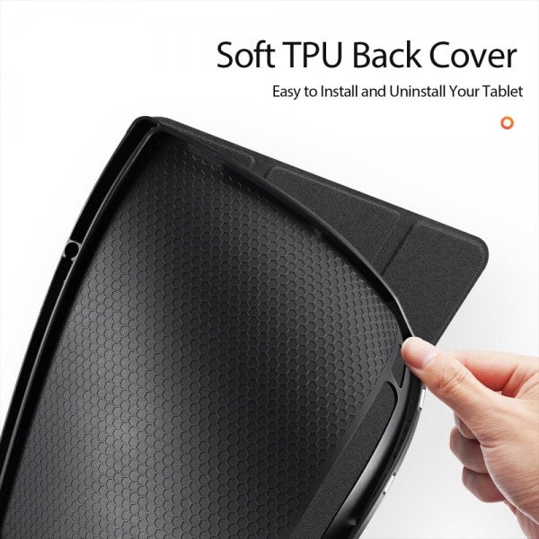 Dux Ducis Samsung Galaxy Tab S9 Ultra suojakotelo, DOMO Series, musta