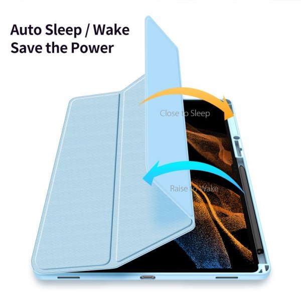 Dux Ducis Samsung Galaxy Tab S9 Ultra -suojakotelo, TOBY Series, sininen