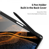 Dux Ducis Samsung Galaxy Tab S9 Ultra Suojakotelo TOBY Series Musta