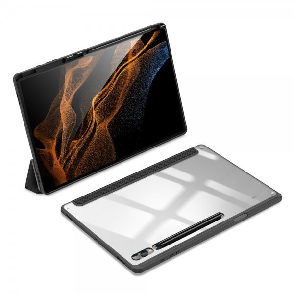 Dux Ducis Samsung Galaxy Tab S9 Ultra Suojakotelo TOBY Series Musta