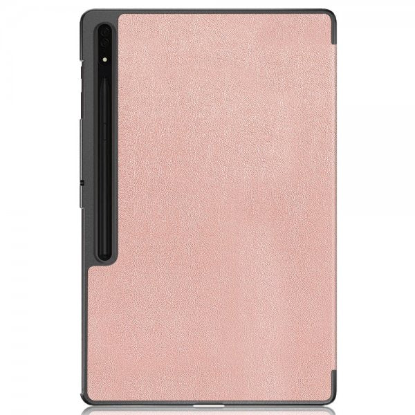 Samsung Galaxy Tab S9 Ultra Suojakuori Kolmiosainen Ruusukulta