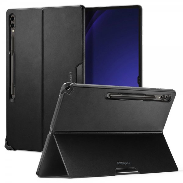 Spigen Samsung Galaxy Tab S8 Ultra/S9 Ultra/S10 Ultra Suojakuori Thin Fit Pro Musta