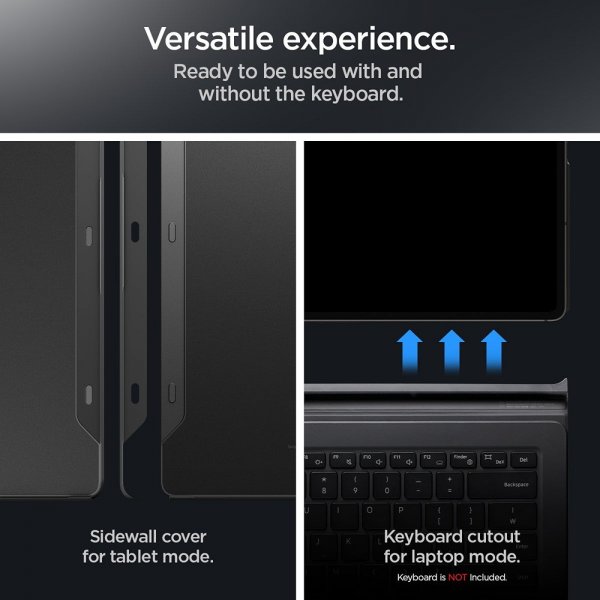 Spigen Samsung Galaxy Tab S8 Ultra/S9 Ultra/S10 Ultra Suojakuori Thin Fit Pro Musta