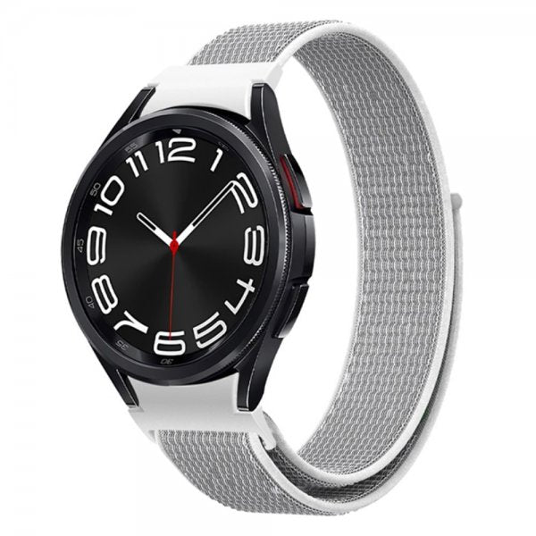 Samsung Galaxy Watch 20mm nailonranneke, harmaa