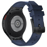 Samsung Galaxy Watch 20mm Silikonranneke Musta Solki Sininen