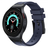 Samsung Galaxy Watch 20mm Silikonranneke Musta Solki Sininen