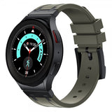 Samsung Galaxy Watch 20mm Silikonranneke Musta Solki Vihreä