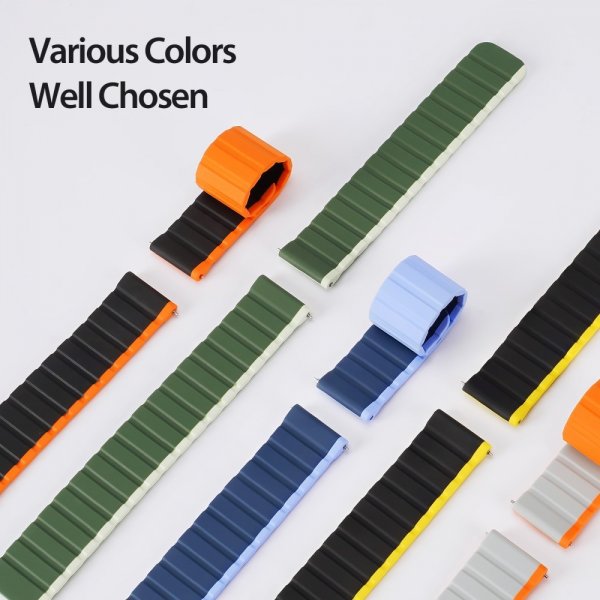 Dux Ducis Samsung Galaxy Watch 20mm ranneke, LD Series, keltainen