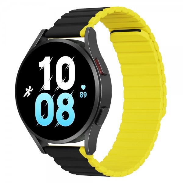 Dux Ducis Samsung Galaxy Watch 20mm ranneke, LD Series, keltainen