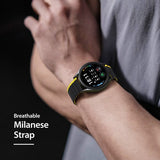 Dux Ducis Samsung Galaxy Watch 20mm ranneke, LD Series, keltainen