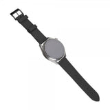 Kiinteä Samsung Galaxy Watch 20mm Ranneke Nahkahihna Musta