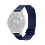 Dux Ducis Samsung Galaxy Watch 20mm Milanese-ranneke Sininen
