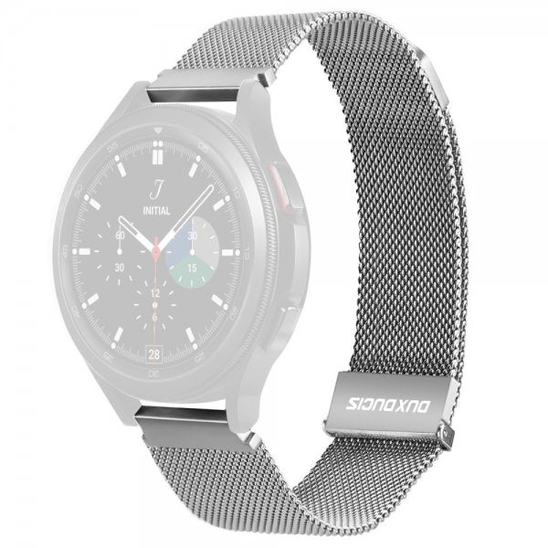 Dux Ducis Samsung Galaxy Watch 20mm Milanese-ranneke, hopea