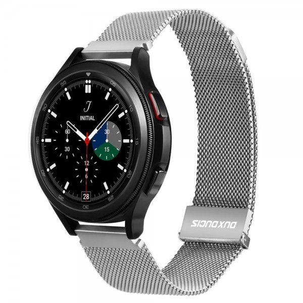 Dux Ducis Samsung Galaxy Watch 20mm Milanese-ranneke, hopea