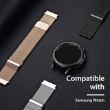 Dux Ducis Samsung Galaxy Watch 20mm Milanese-ranneke, hopea