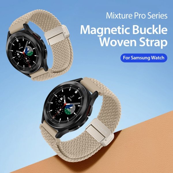 Dux Ducis Samsung Galaxy Watch 20mm Ranneke Mixture Pro Series Beige