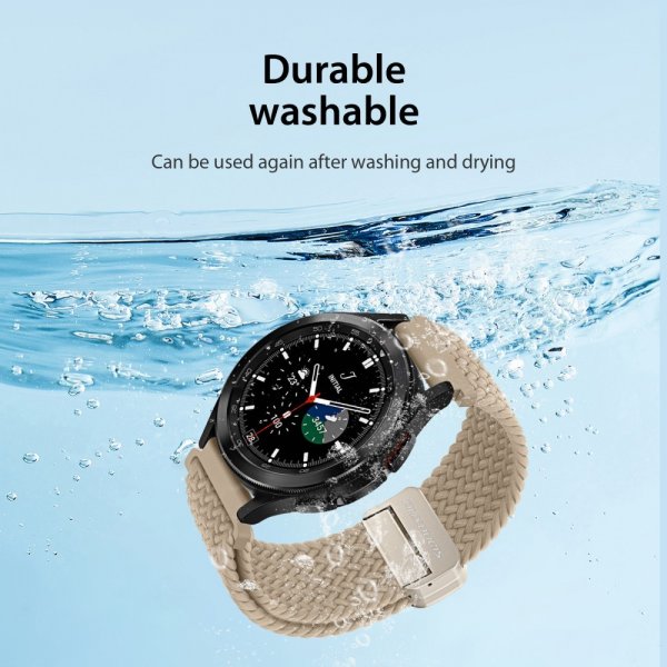 Dux Ducis Samsung Galaxy Watch 20mm Ranneke Mixture Pro Series Beige
