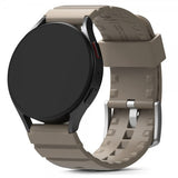 Ringke Samsung Galaxy Watch 20mm hihna Rubber One Bold Band, harmaa hiekka