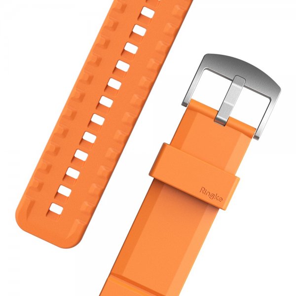 Ringke Samsung Galaxy Watch 20mm ranneke kumi One Bold Band oranssi